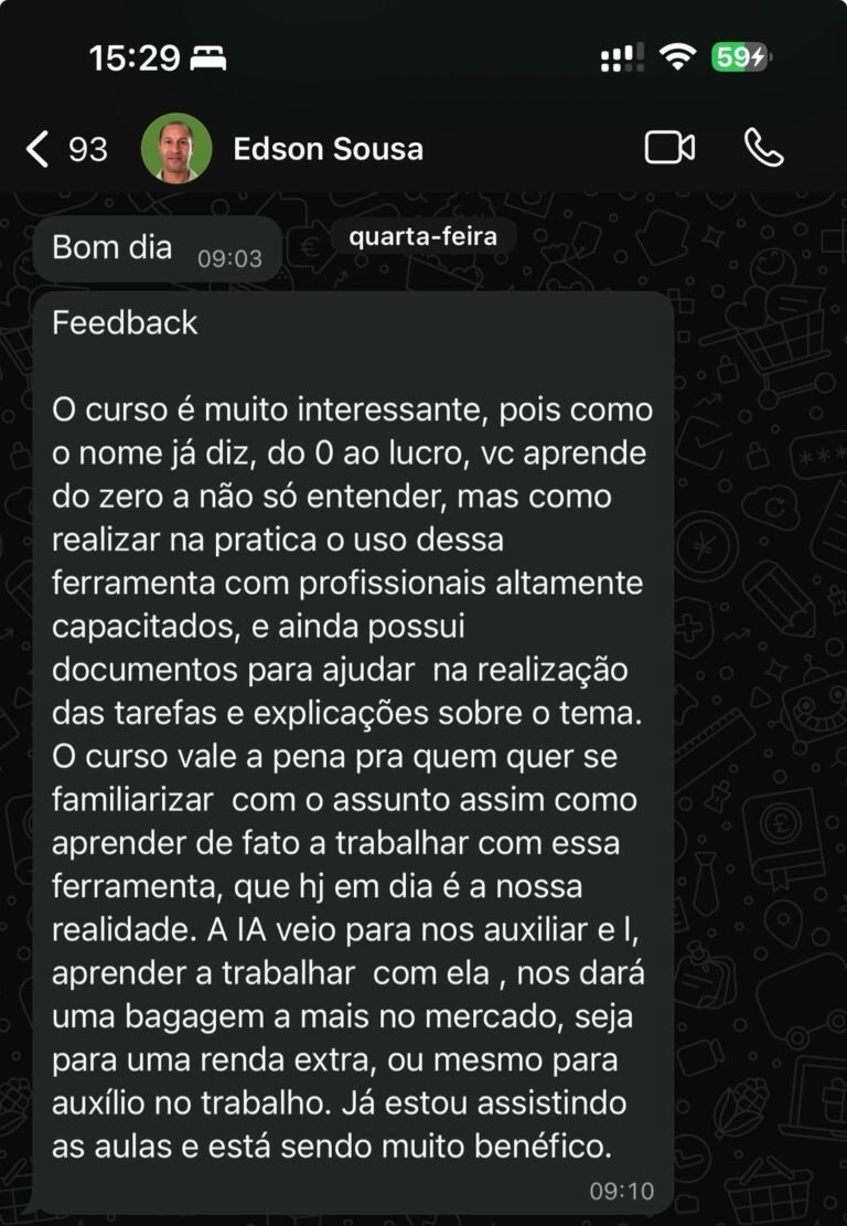 Depoimento Edson Igreen